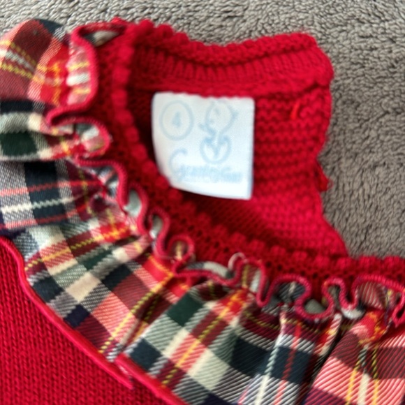 Festive Red Dress with reindeer - Picture 6 of 6